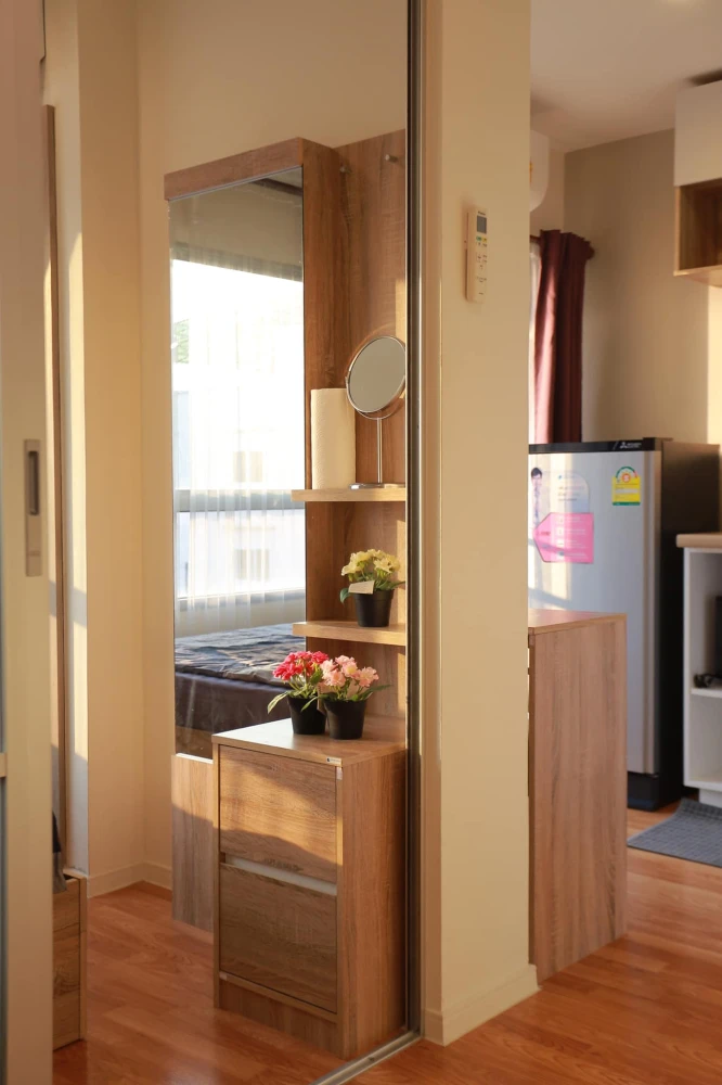 For sale, for rent Lumpini Mixx Thepharak-Srinakarin, 1 bedroom, 1 bathroom, fully furnished, just bring your bags and move in.