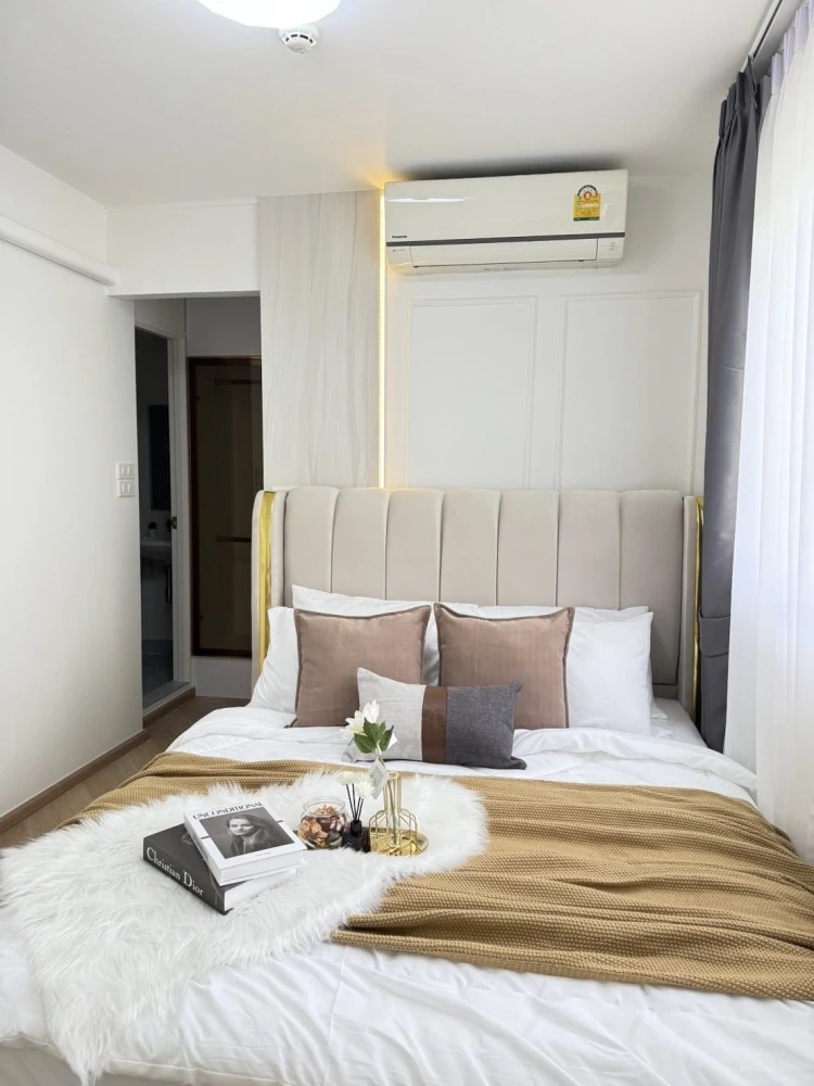 For sale or rent: Lumpini Mixx Thepharak-Srinakarin, beautifully decorated room, minimalist style, fully furnished, reserve now!