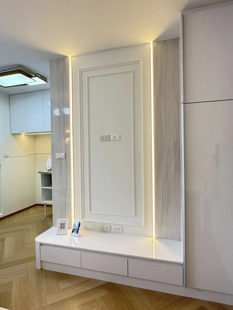 For sale or rent: Lumpini Mixx Thepharak-Srinakarin, beautifully decorated room, minimalist style, fully furnished, reserve now!