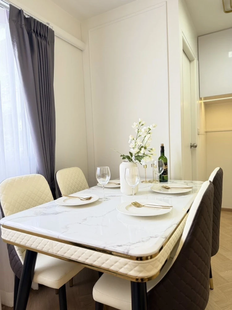 For sale or rent: Lumpini Mixx Thepharak-Srinakarin, beautifully decorated room, minimalist style, fully furnished, reserve now!