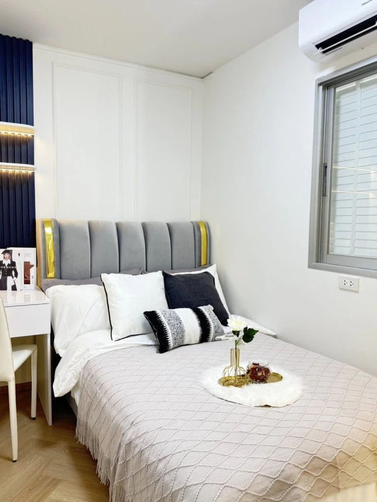 For sale or rent: Lumpini Mixx Thepharak-Srinakarin, beautifully decorated room, minimalist style, fully furnished, reserve now!