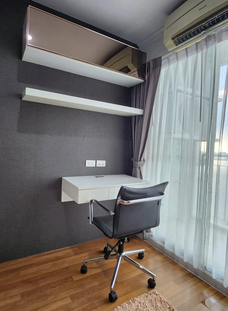 For sale, for rent Lumpini Park Riverside - Rama 3, beautifully decorated room, with good wallpaper, river view, book now