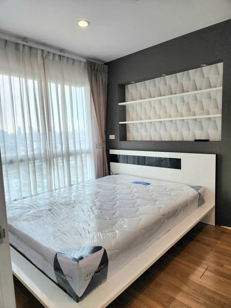 For sale, for rent Lumpini Park Riverside - Rama 3, beautifully decorated room, with good wallpaper, river view, book now
