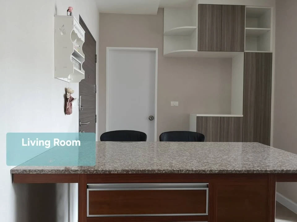 For Sale/Rent: Metro Sky Prachachuen. Features comprehensive built-in furnishings designed for organized storage—an ideal solution for those with plen