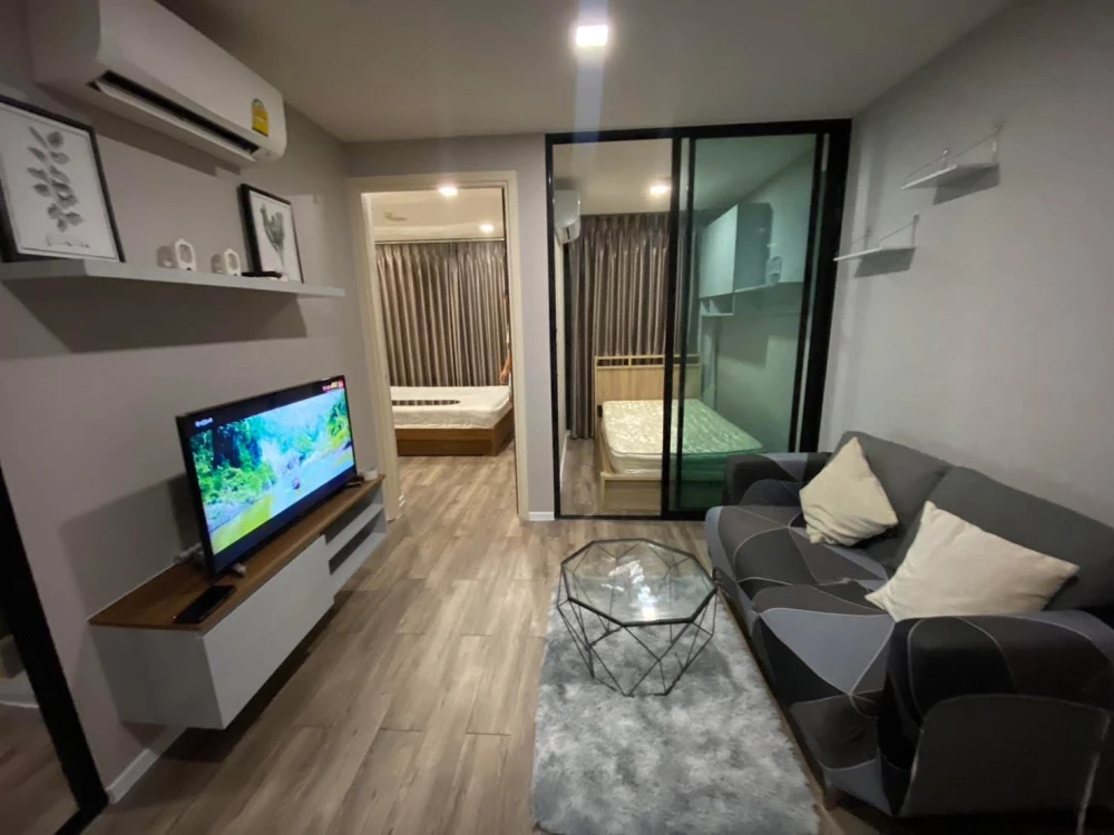 For sale or rent: Modiz Ratchada 32, 2 bedrooms, plenty of usable space, fully furnished, great location, reserve now!