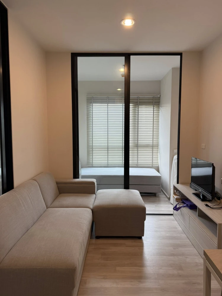 For sale, for rent, Niche Mono Mega Space Bangna, a nice room, lots of usable space, city view from a high floor, good air, can't you book it?