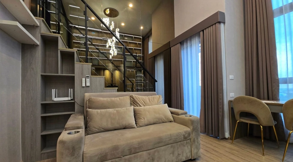 For sale or rent: Origin Plug & Play Nonthaburi Station, 5th floor, Duo Space room, fully furnished, nice to live in, reserve now. images