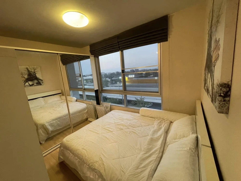 ขาย ให้เช่า Plum Condo Nawamin ชั้น 6 ห้องสวย ทำเลดี เฟอร์นิเจอร์ครบครัน ด้านขวาไม่ติดกับห้องไหน หิ้วกระเป๋าใบเดียวเข้าอยู่ได้เลย