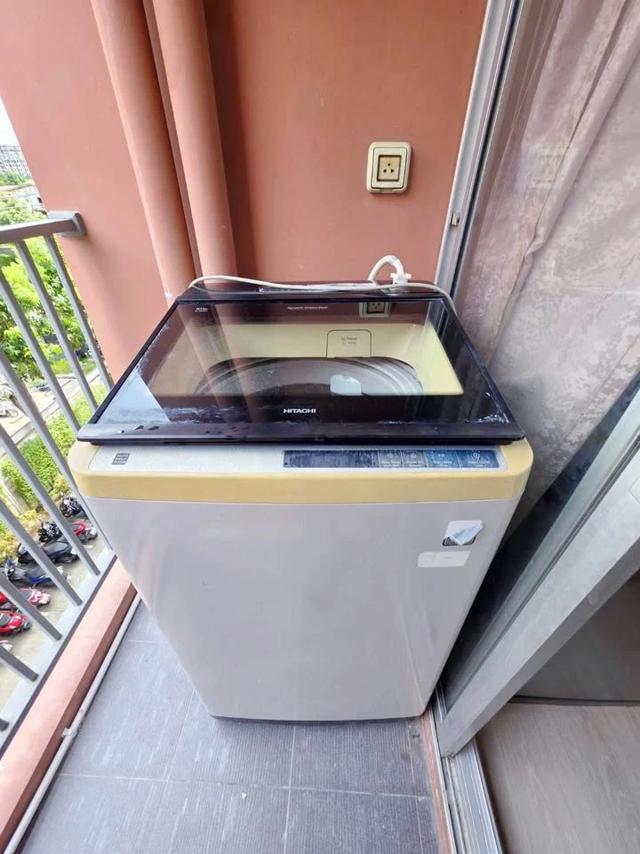 For sale, for rent Plum Condo Park Rangsit, studio room, fully furnished and equipped with electrical appliances, book now.