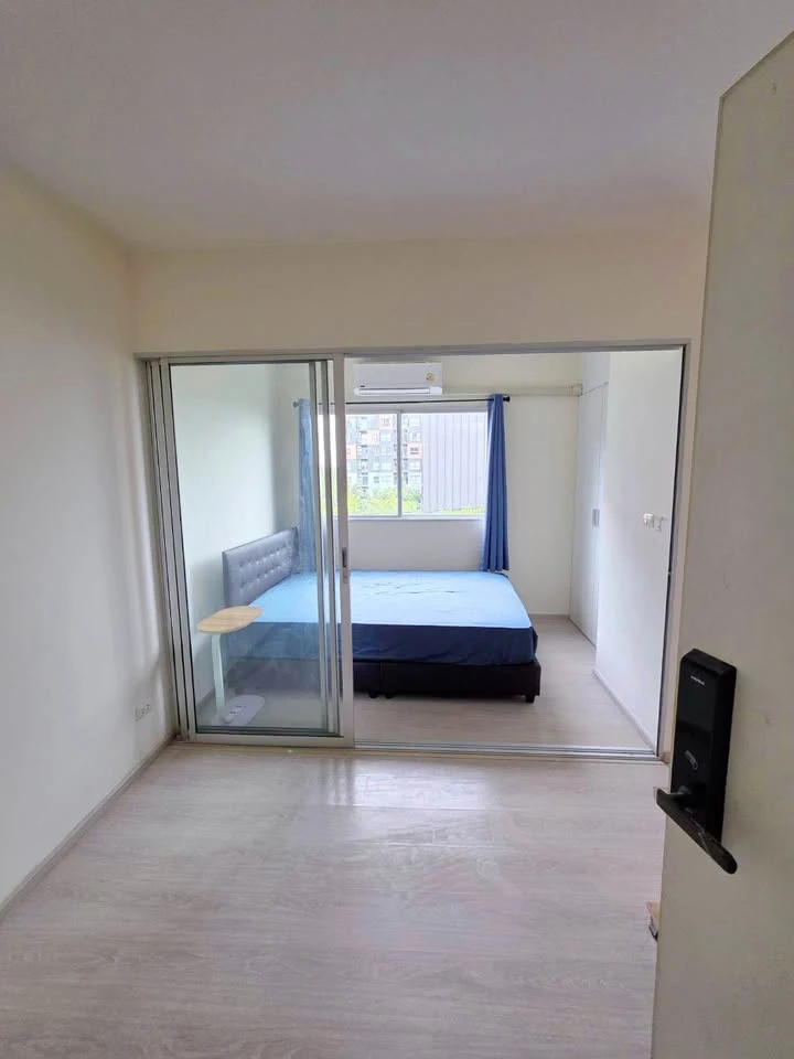 For sale, for rent Plum Condo Park Rangsit, studio room, fully furnished and equipped with electrical appliances, book now.