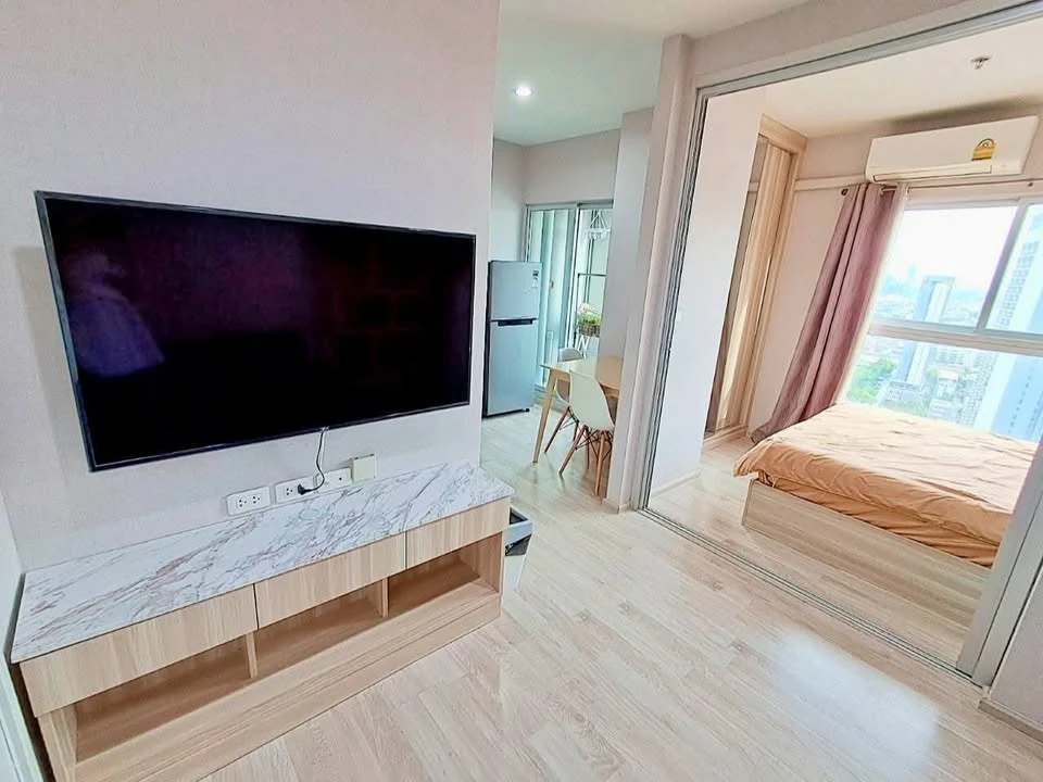 For sale or rent: Plum Condo Ramkhamhaeng Station, high floor, excellent common area, supports many activities, meets all needs. Reserve now!