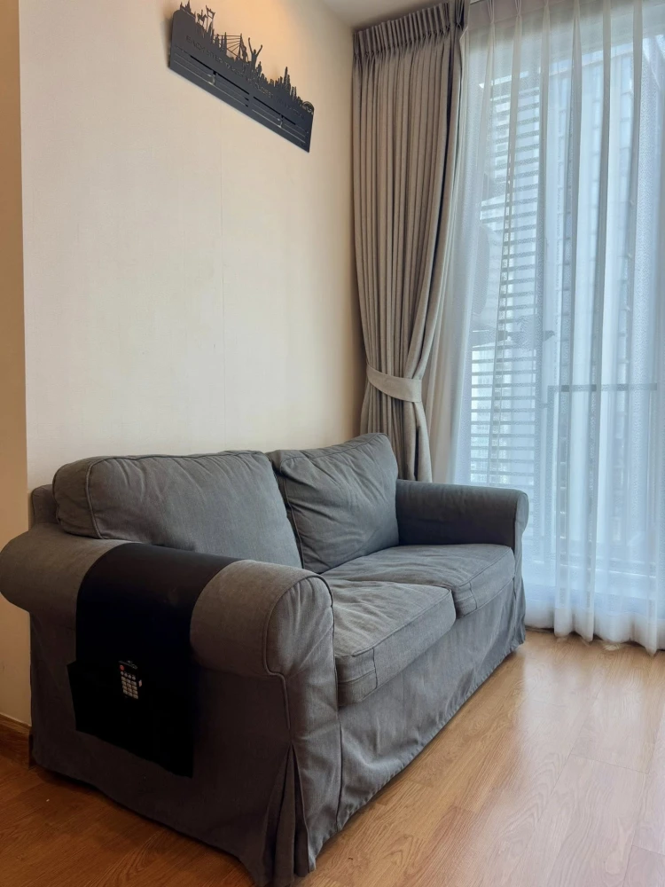For sale or rent: Q House Sukhumvit 79, a nice room on the 17th floor, good location, comes with complete furniture and amenities. Reserve now!