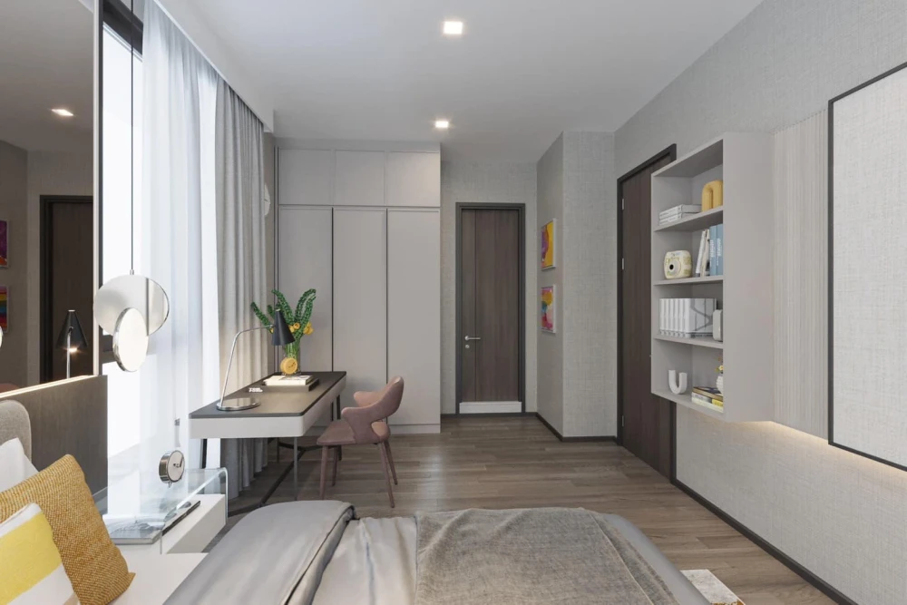 For sale, for rent, Rhythm Charoenk Pavilion, large room, fully furnished, ready to move in. Don't miss it.