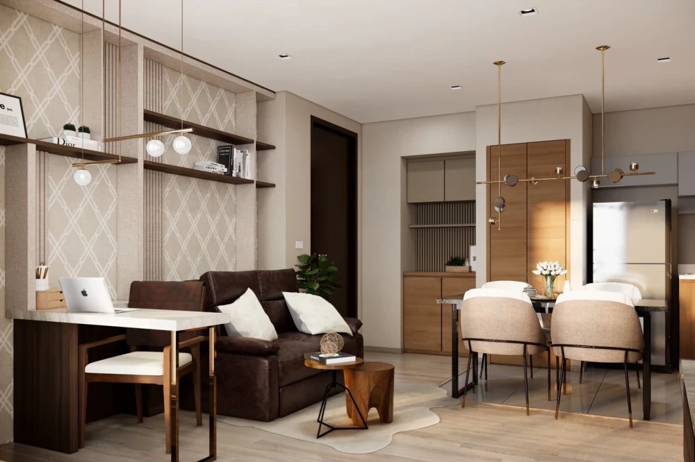 For sale, for rent, Rhythm Phahon-Ari, modern style decorated room, 22nd floor, very beautiful view, come and reserve it now.