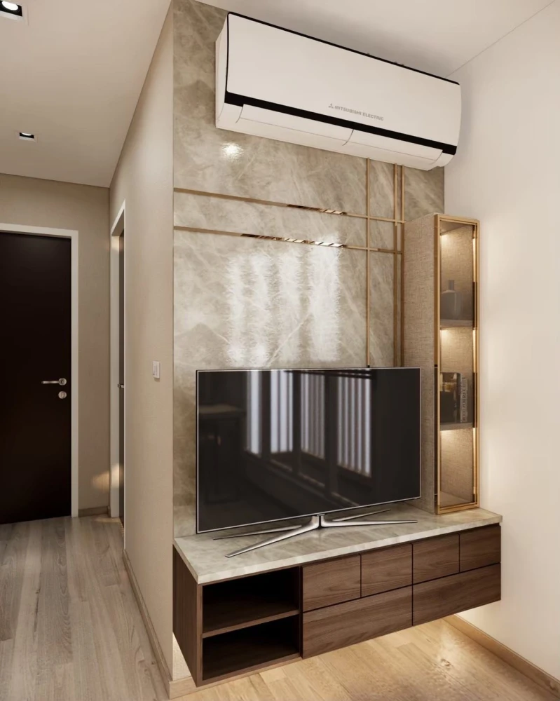 For sale, for rent, Rhythm Phahon-Ari, modern style decorated room, 22nd floor, very beautiful view, come and reserve it now.