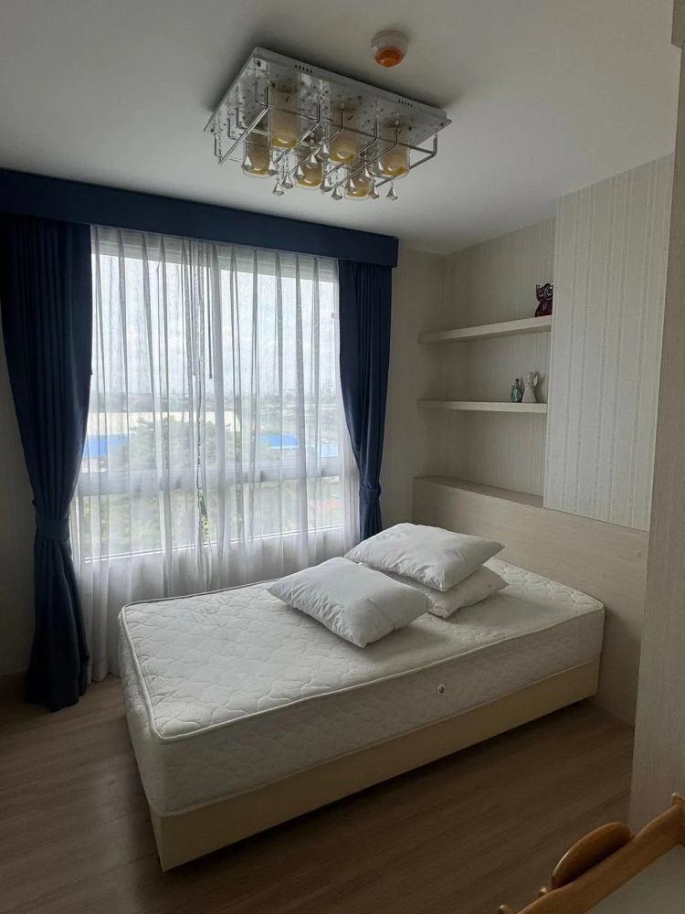 For sale or rent: Rill Condo Rangsit, 7th floor, corner room, fully furnished, reserve now!