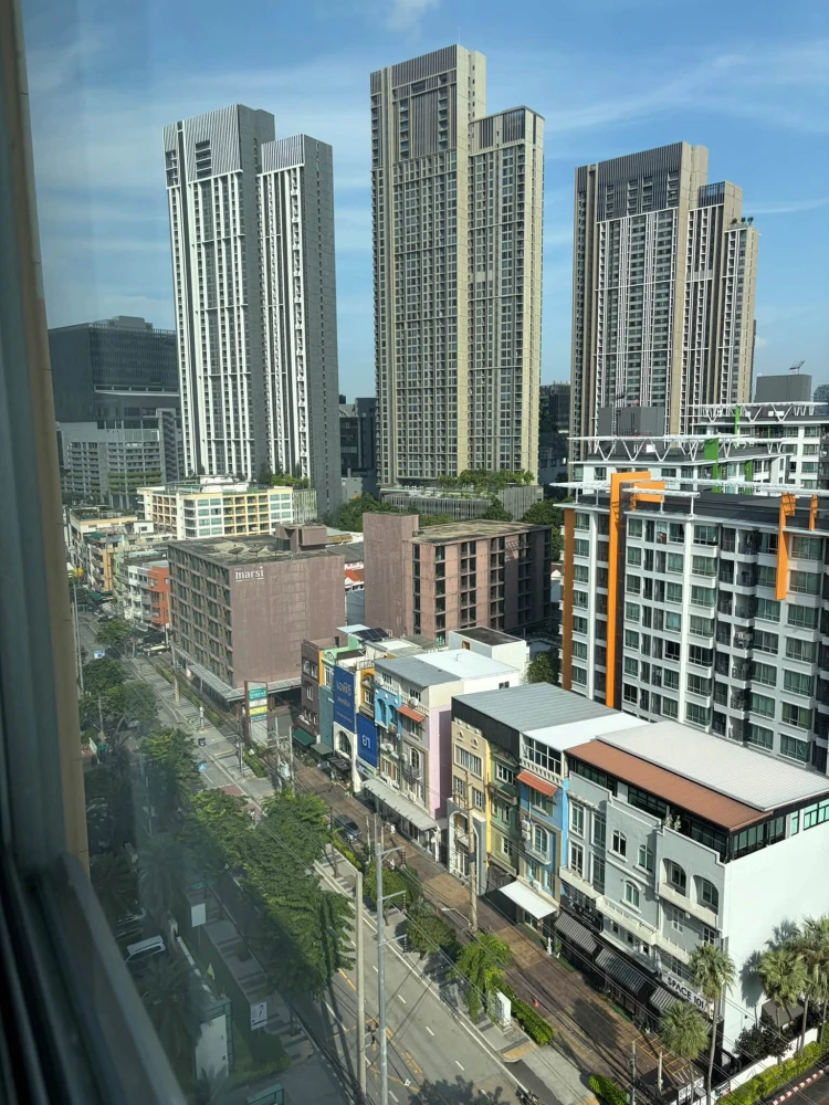 For Sale/Rent: S&S Sukhumvit 101/1, 14th Floor, Building P. This is the main building featuring a swimming pool and an unobstructed city view, with a