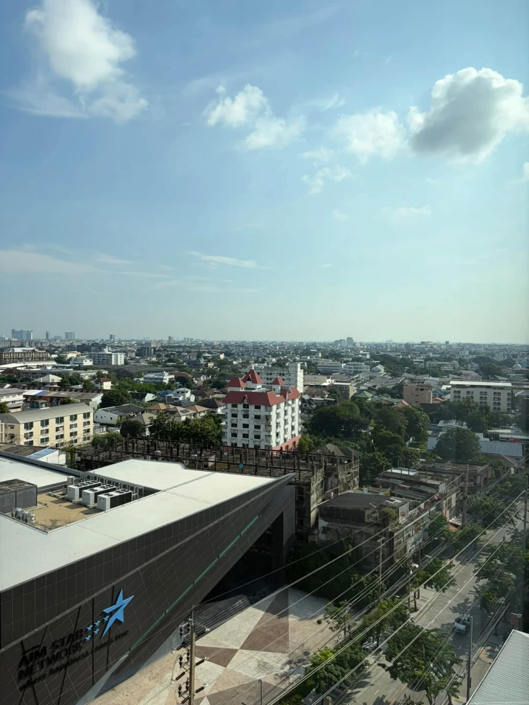 For Sale/Rent: S&S Sukhumvit 101/1, 14th Floor, Building P. This is the main building featuring a swimming pool and an unobstructed city view, with a