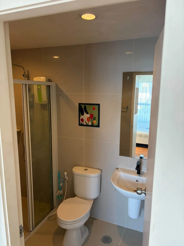 For Sale/Rent: S&S Sukhumvit 101/1, 14th Floor, Building P. This is the main building featuring a swimming pool and an unobstructed city view, with a