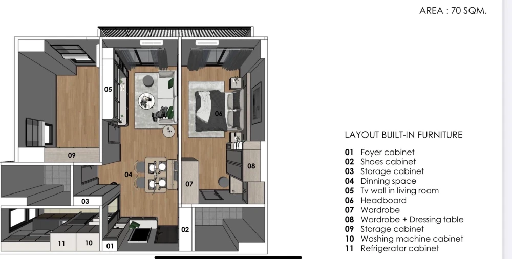 For sale or rent: Supalai Loft Prajadhipok-Wongwian Yai. Spacious room with plenty of usable space. Good location. Reserve now!