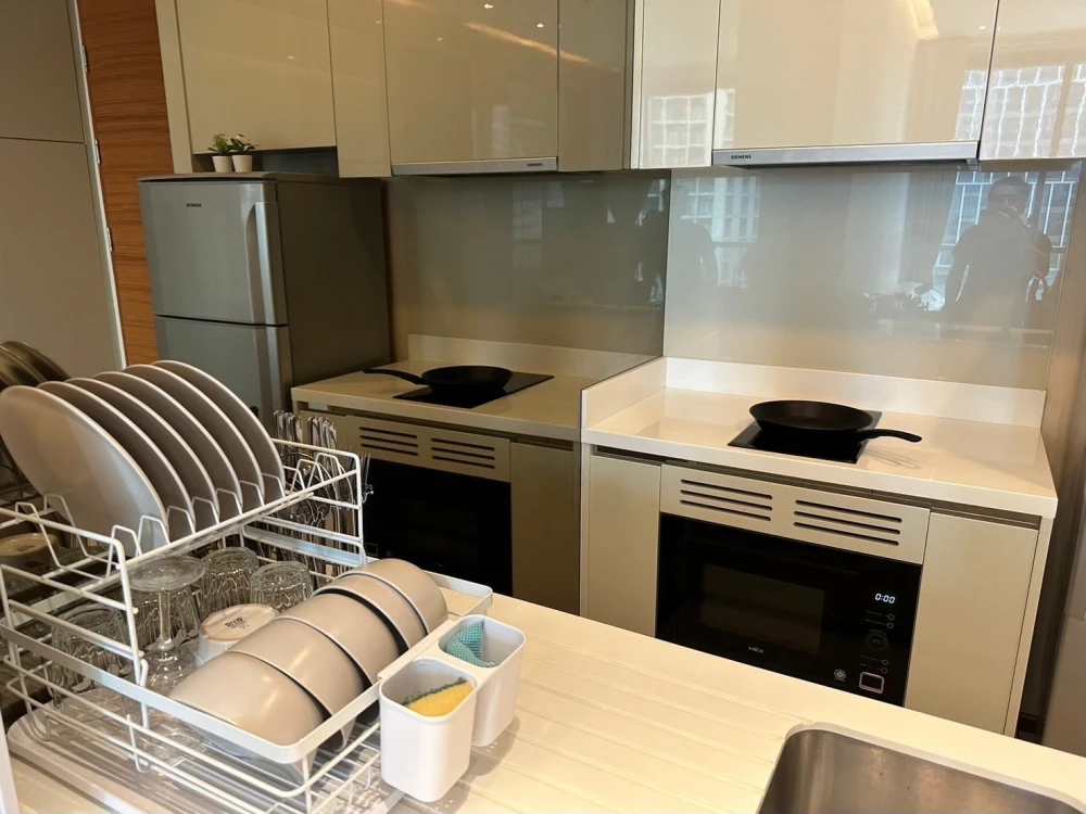 For sale or rent: The Address Sukhumvit 28, spacious room, comfortable living, comes with complete decorations, reserve now.
