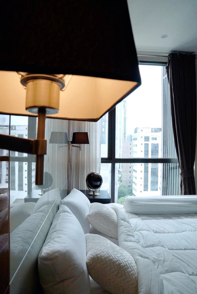 For sale or rent: The Address Sukhumvit 28, spacious room, comfortable living, comes with complete decorations, reserve now.