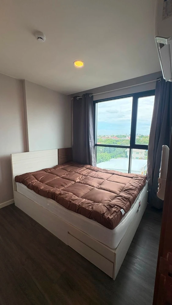 For sale or rent: The Cube Loft Srinakarin-Theparak, 7th floor unit, fully furnished with appliances. Book now!