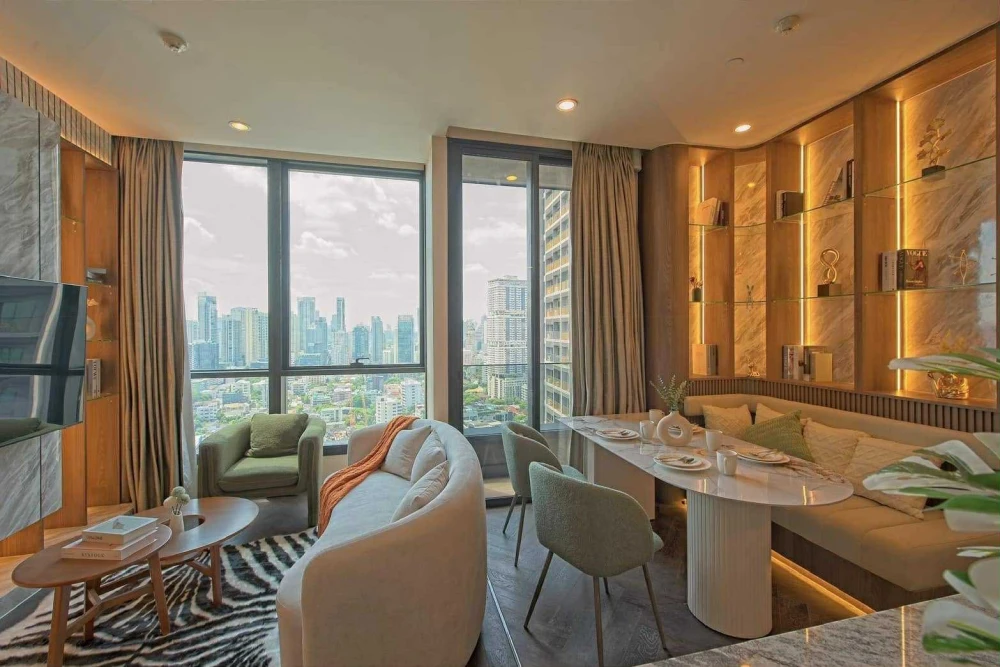 ขาย ให้เช่า The Esse Sukhumvit 36 ห้องแต่งสวยสุดปัง บิ้วอินเฟอร์นิเจอร์สุดเลิศ ทำเลดี มองเห็นวิวสวย จองเลย