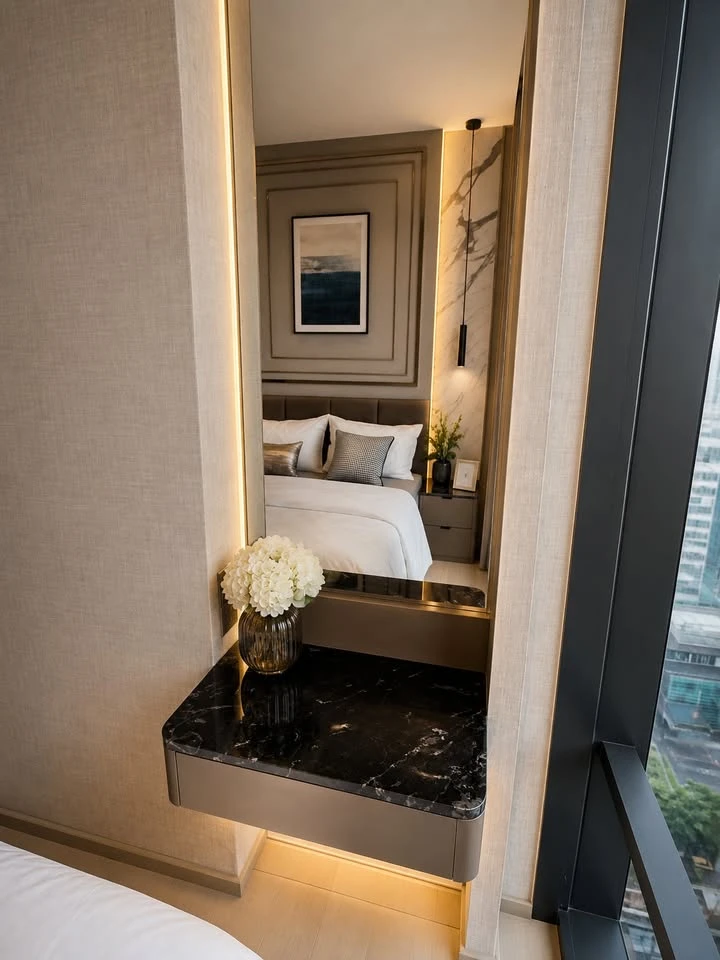 For sale or rent: The Extro Phaya Thai - Rangnam. Very high floor unit with stunning built-in furnishings throughout. Don't miss this opportunity!