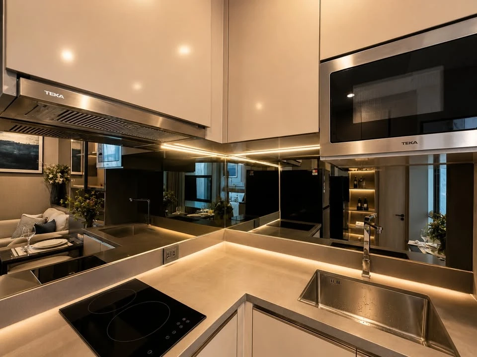 For sale or rent: The Extro Phaya Thai - Rangnam. Very high floor unit with stunning built-in furnishings throughout. Don't miss this opportunity!