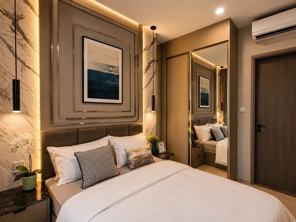 For sale or rent: The Extro Phaya Thai - Rangnam. Very high floor unit with stunning built-in furnishings throughout. Don't miss this opportunity!