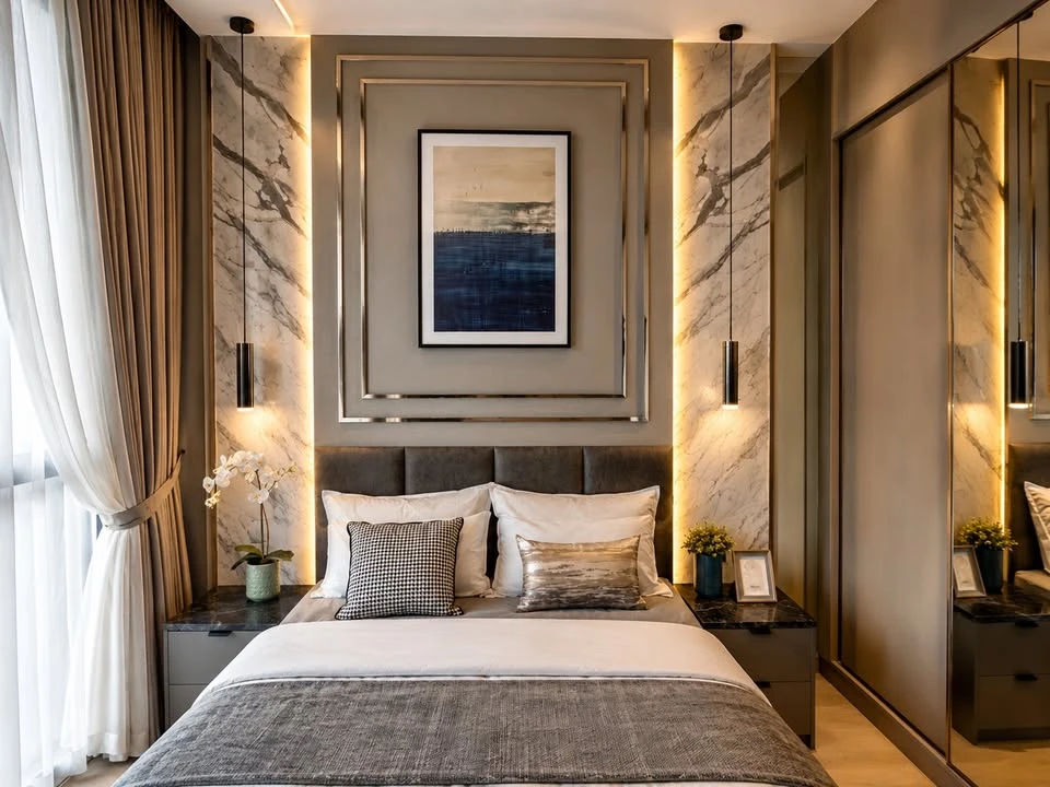 For sale or rent: The Extro Phaya Thai - Rangnam. Very high floor unit with stunning built-in furnishings throughout. Don't miss this opportunity!