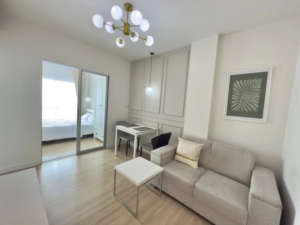 For sale or rent: The KITH Sukhumvit 113, 6th floor, beautiful room, fully furnished, nice to live in, reserve now.