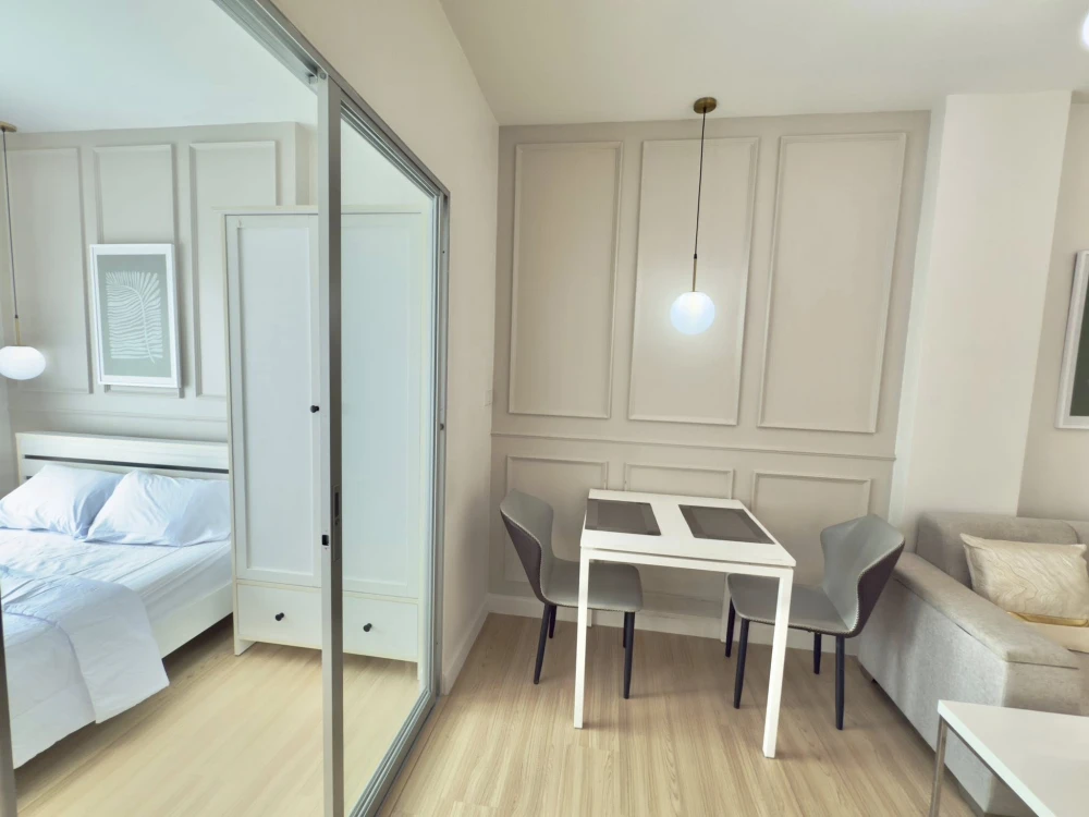 For sale or rent: The KITH Sukhumvit 113, 6th floor, beautiful room, fully furnished, nice to live in, reserve now.