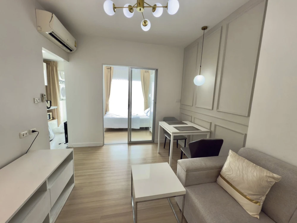 For sale or rent: The KITH Sukhumvit 113, 6th floor, beautiful room, fully furnished, nice to live in, reserve now.