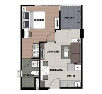 For sale or rent: The Link Vano Sukhumvit 64, 1 bedroom, 1 bathroom, fully furnished. If you're looking for a great deal, hurry and reserve now!
