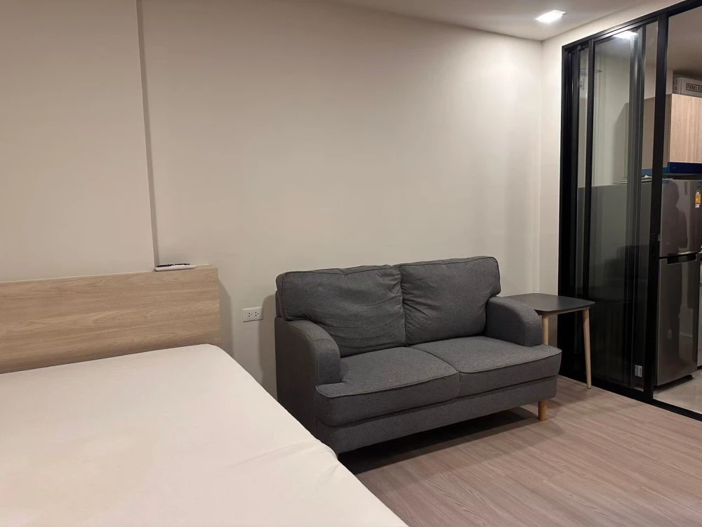 For sale, for rent, The Muve Bangkhae, 1 bedroom, 1 bathroom, fully furnished, just bring your bags and move in.