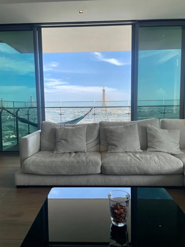 For rent or sale, The Pano, 29th floor, panoramic view, very beautiful. The room is very spacious, fully furnished, you can't reserve it anymore.