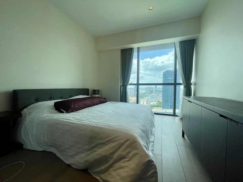 For rent or sale, The Pano, 29th floor, panoramic view, very beautiful. The room is very spacious, fully furnished, you can't reserve it anymore.