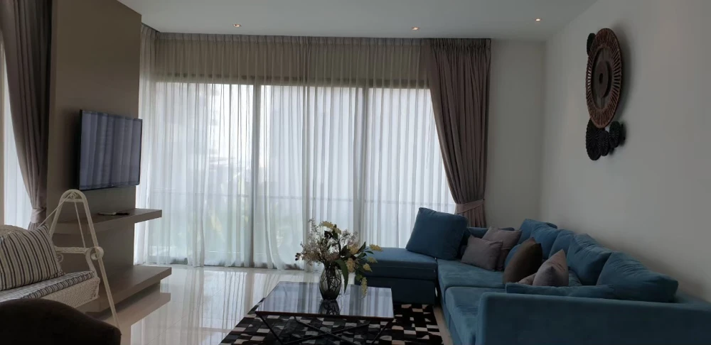 For sale, for rent, The Sanctuary Wong Amat (North Pattaya), private room, very large room, good furniture, book now, don't hesitate.