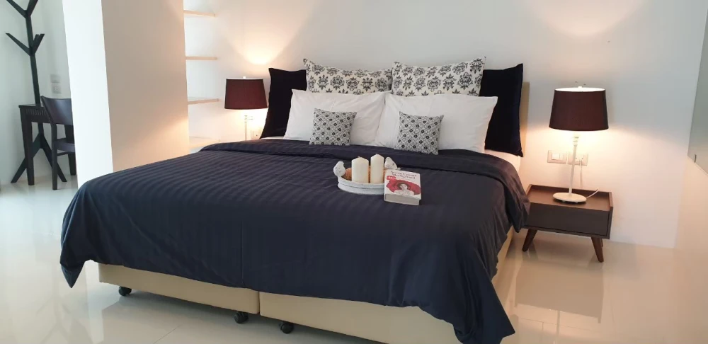 For sale, for rent, The Sanctuary Wong Amat (North Pattaya), private room, very large room, good furniture, book now, don't hesitate.