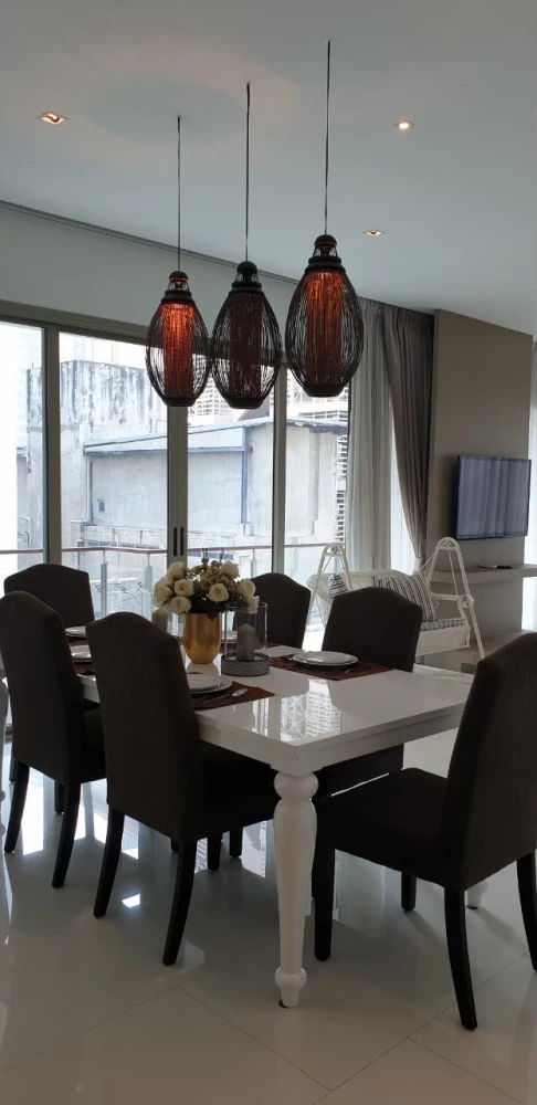 For sale, for rent, The Sanctuary Wong Amat (North Pattaya), private room, very large room, good furniture, book now, don't hesitate.