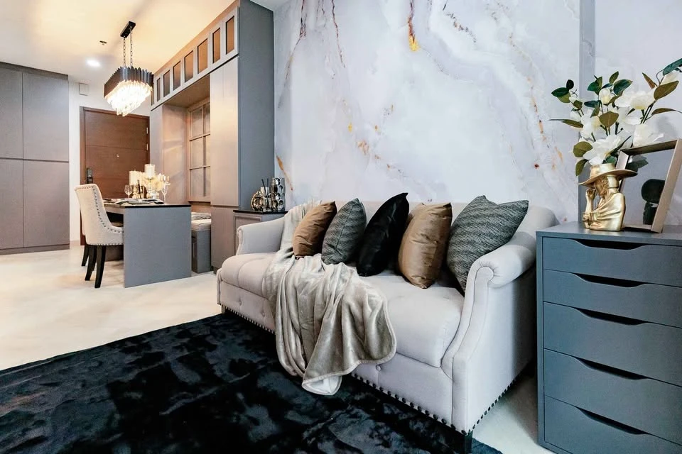 For sale, for rent, The Vertical Aree, luxury decorated room with separate closed kitchen. Anyone looking for Location + Lifestyle + Potential Yield —