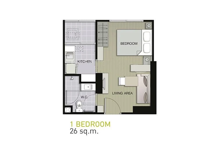 For sale or rent: U DELIGHT RESIDENCE Pattanakran Thonglor. Comfortable room, good location, convenient transportation, fully furnished. Reserve now!