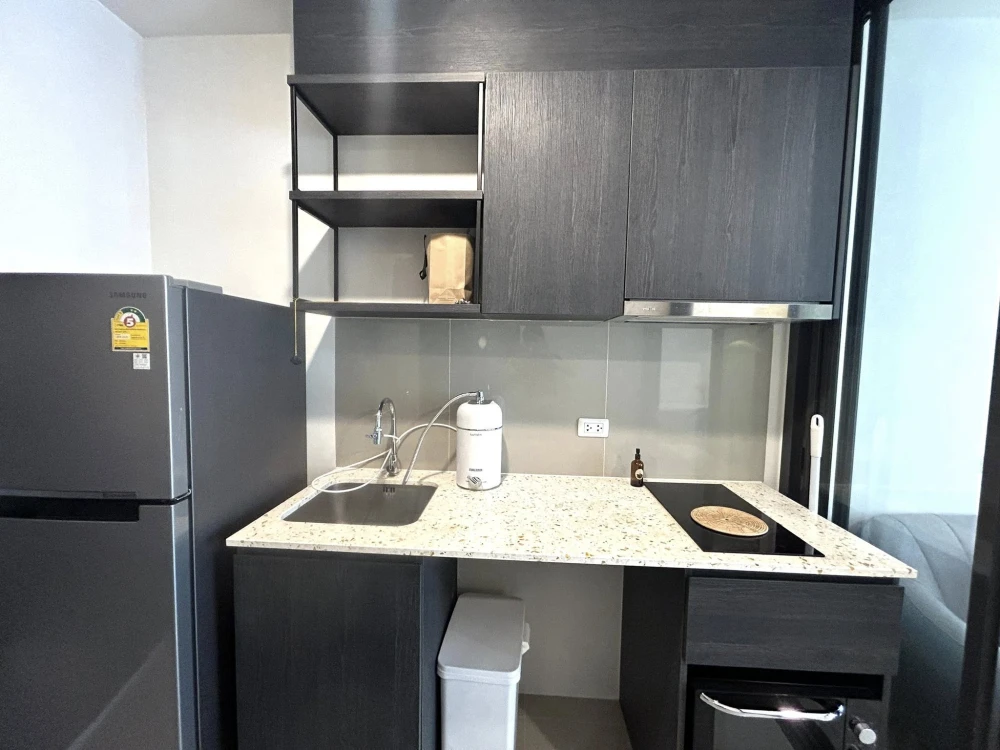 For sale, for rent, XT Huaikhwang, a nice room, complete with furniture and electrical appliances. If you don't reserve, you'll regret it later.