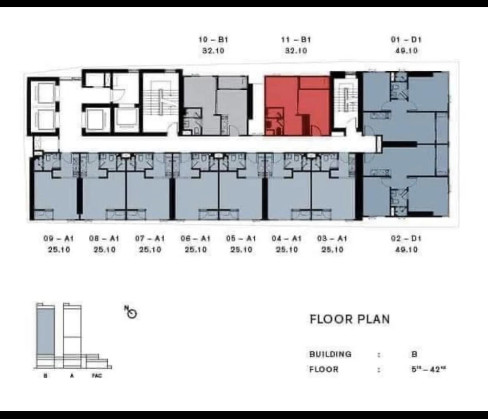 for sale, Chapter Charoennakorn Riverside, high floor room, beautiful view, the wall of the room is not attached to anyone, very private, book n