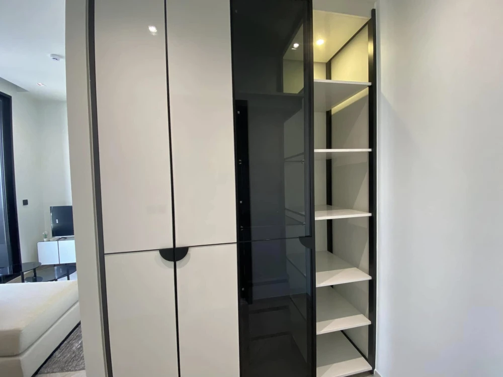 for sale, Chapter Charoennakorn Riverside, high floor room, beautiful view, the wall of the room is not attached to anyone, very private, book n