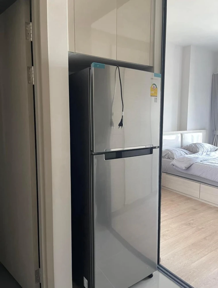 Condo for sale or rent: IDEO Rama 9-Asok. A nice room, just the right size, with built-in furniture in soothing tones. Great price. Reserve now!