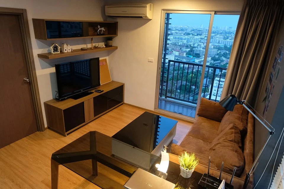 Condo for sale or rent: The Base Sukhumvit 77, ready to move in, fully furnished, with all appliances. Hurry and reserve now, don't miss out!