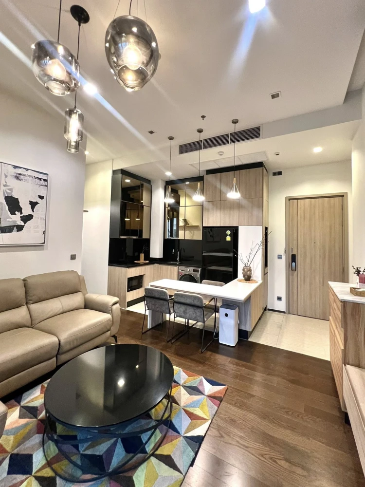 Condo for sale or rent: The Line Ratchathewi. Beautiful room, beautiful view, fully furnished, ready to move in. Reserve today. Don't miss out!